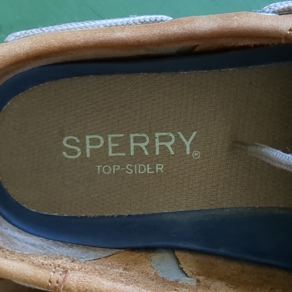 Sperry Top Sider Shoes Mens 13 Boat Billfish Tan Brown Leather Loafers Moccasin - Picture 8 of 10